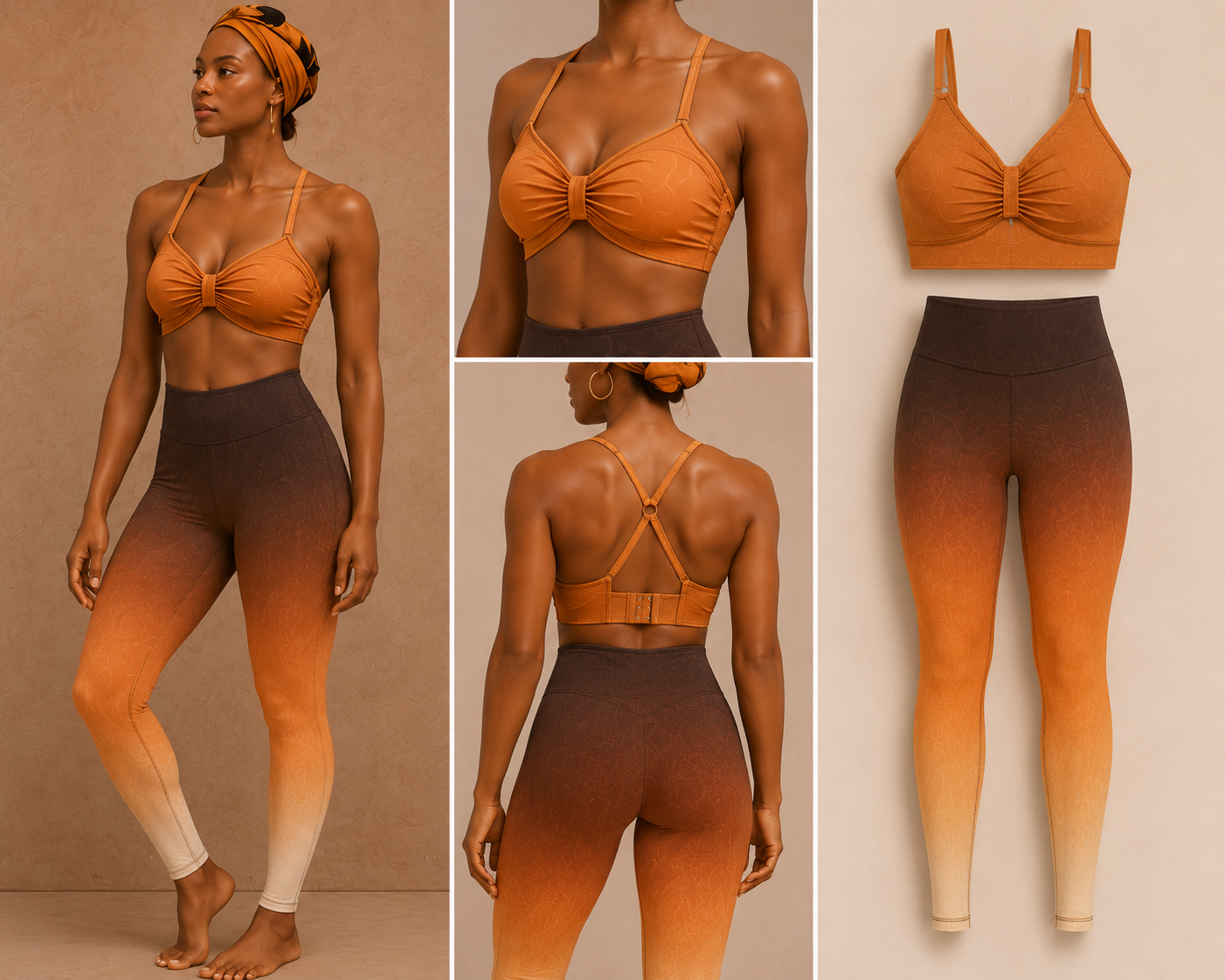 Savanna Gradient Leggings — Soft Support