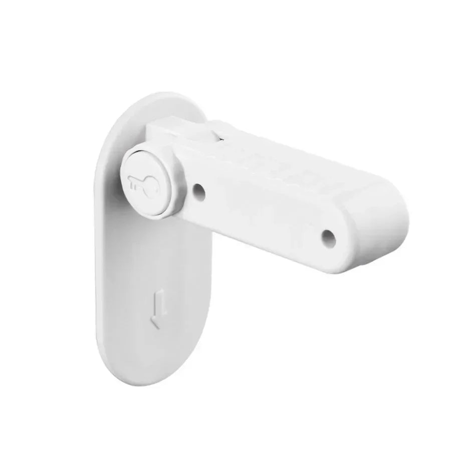 Door handle, drawer lock, universal anti-opening handle, child and infant safety lock, punch-free, multi-functional hidden butto
