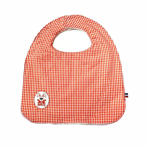 Bavoir en coton bio - Vichy